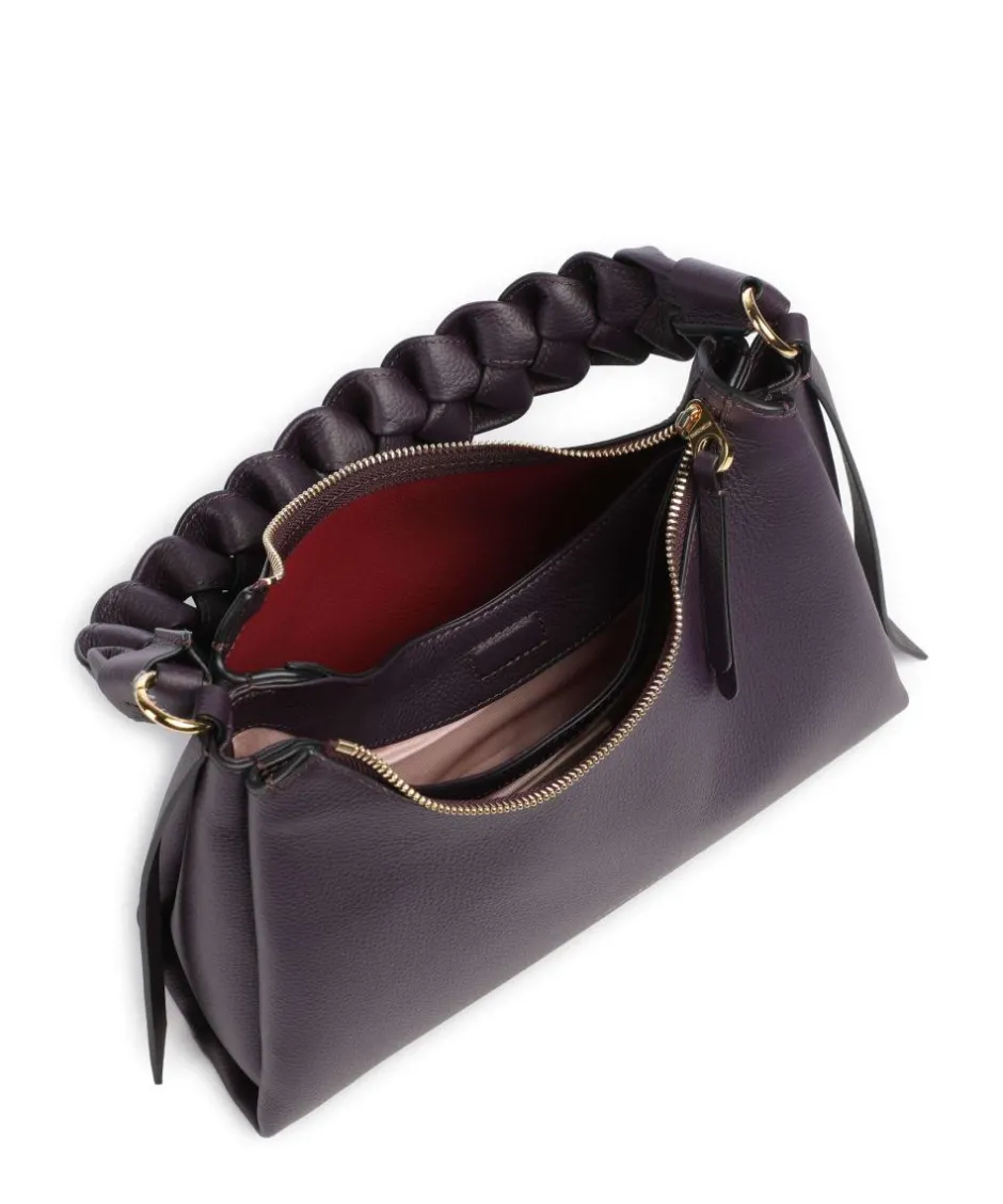 Coccinelle Shoulder Bags-Boheme Grana Double Shoulder bag grained leather