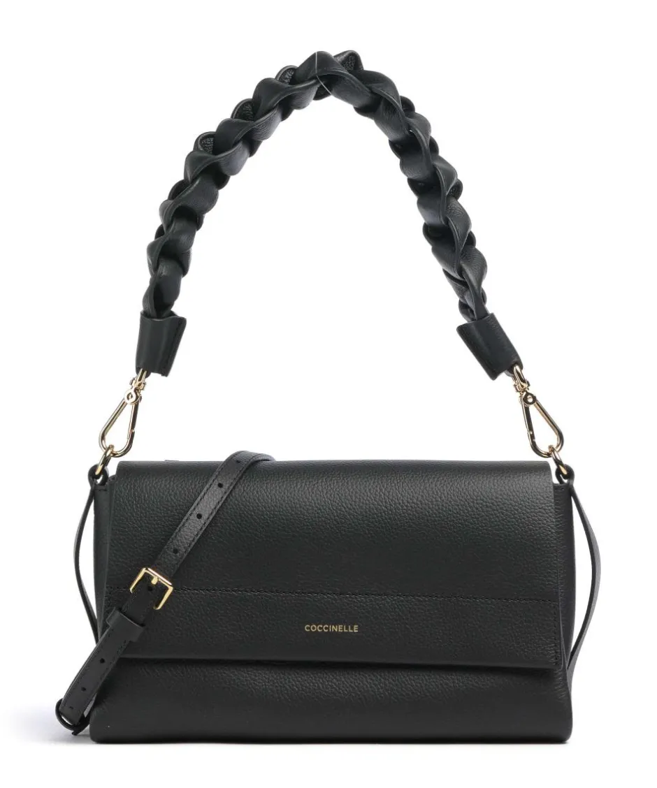Coccinelle Shoulder Bags|Crossbody Bags-Boheme Grana Double Shoulder bag grained cow leather