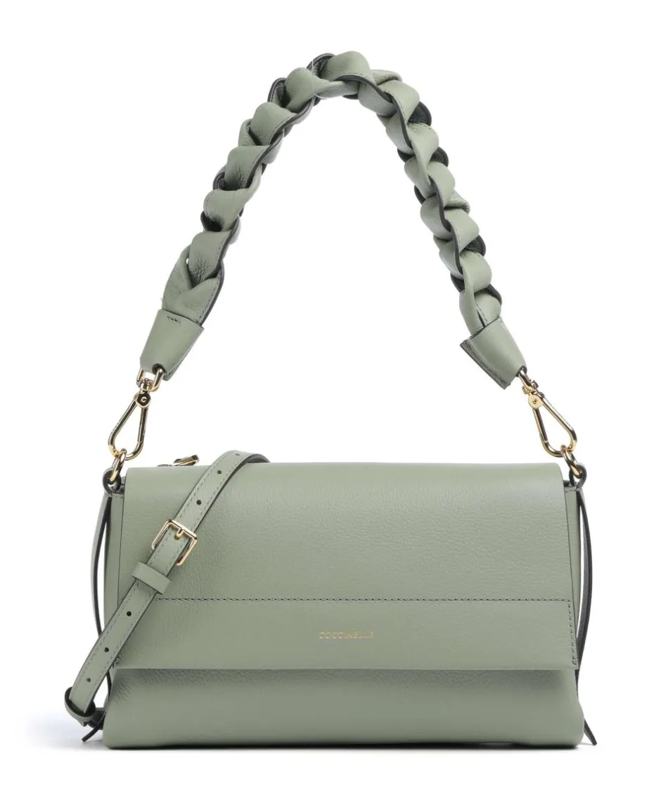 Coccinelle Shoulder Bags|Crossbody Bags-Boheme Grana Double Shoulder bag grained cow leather