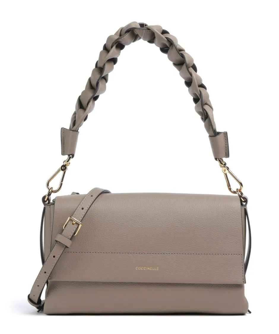 Coccinelle Shoulder Bags|Crossbody Bags-Boheme Grana Double Shoulder bag grained cow leather