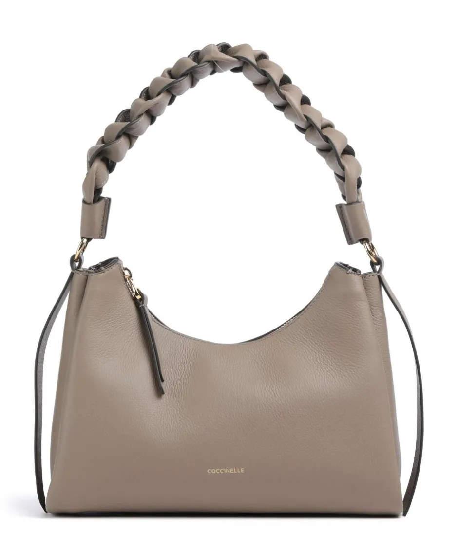 Coccinelle Shoulder Bags-Boheme Grana Double Shoulder bag grained leather