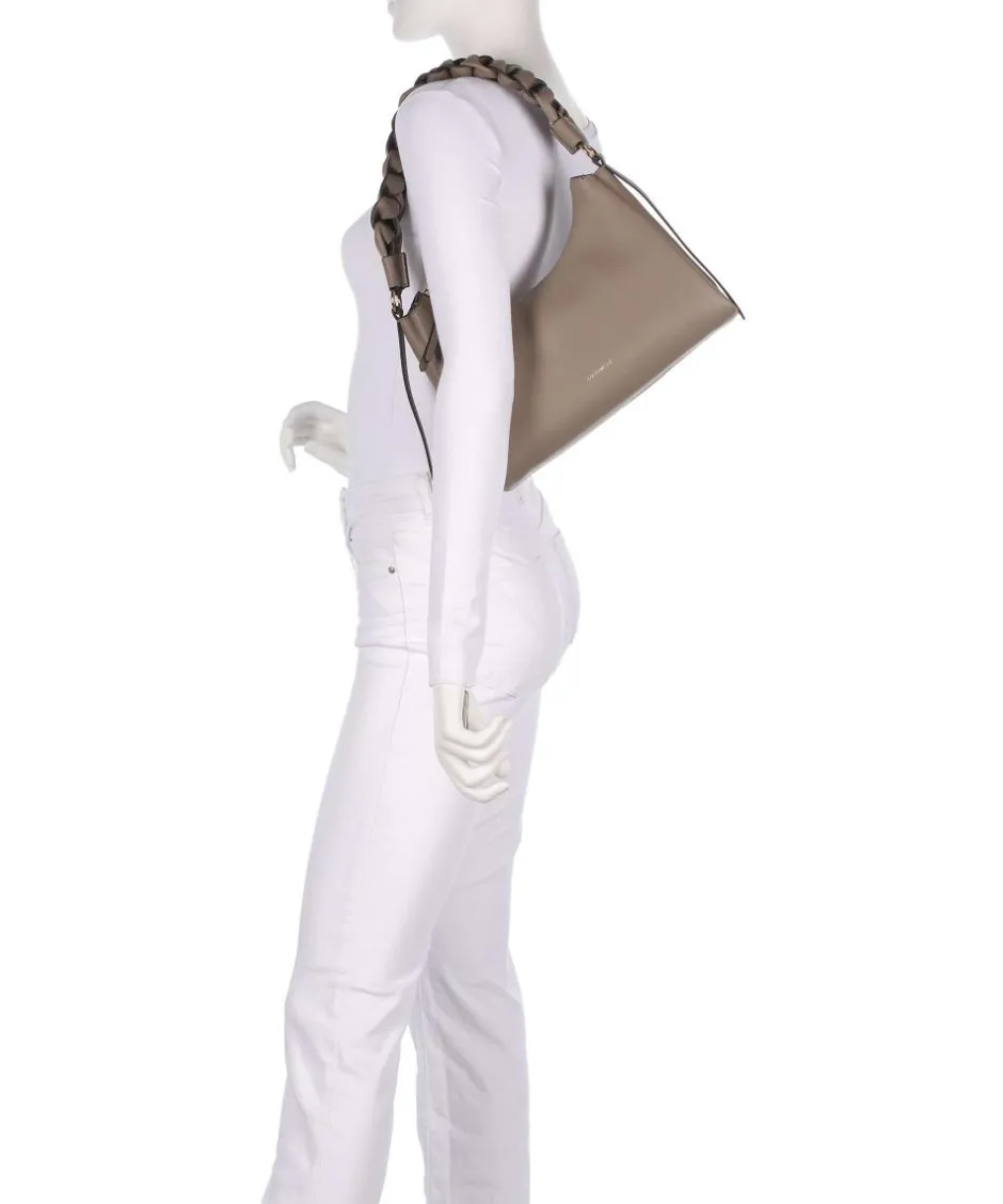 Coccinelle Shoulder Bags-Boheme Grana Double Shoulder bag grained leather