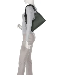 Coccinelle Shoulder Bags-Boheme Grana Double Shoulder bag grained leather