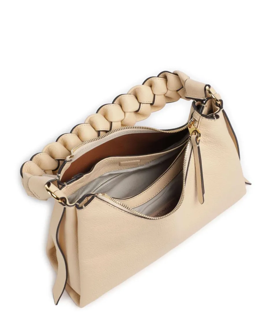 Coccinelle Shoulder Bags-Boheme Grana Double Shoulder bag grained leather
