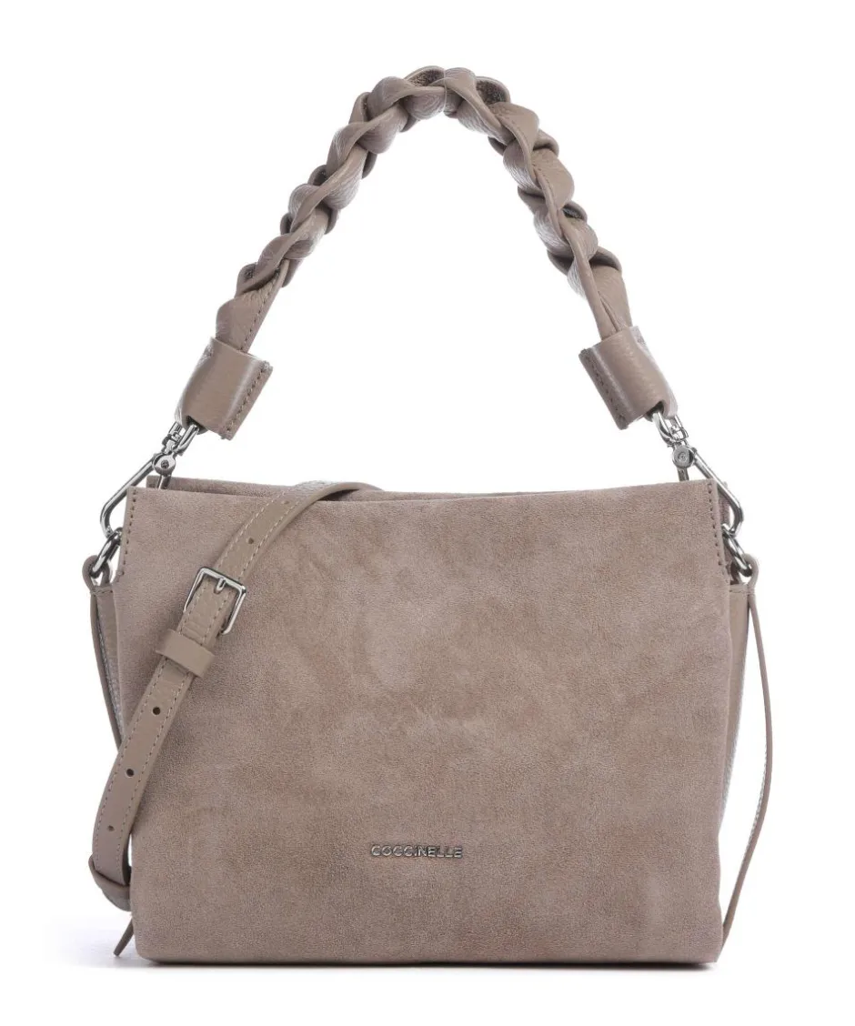 Coccinelle Handbags|Crossbody Bags-Boheme Suede Handbag brushed cow leather