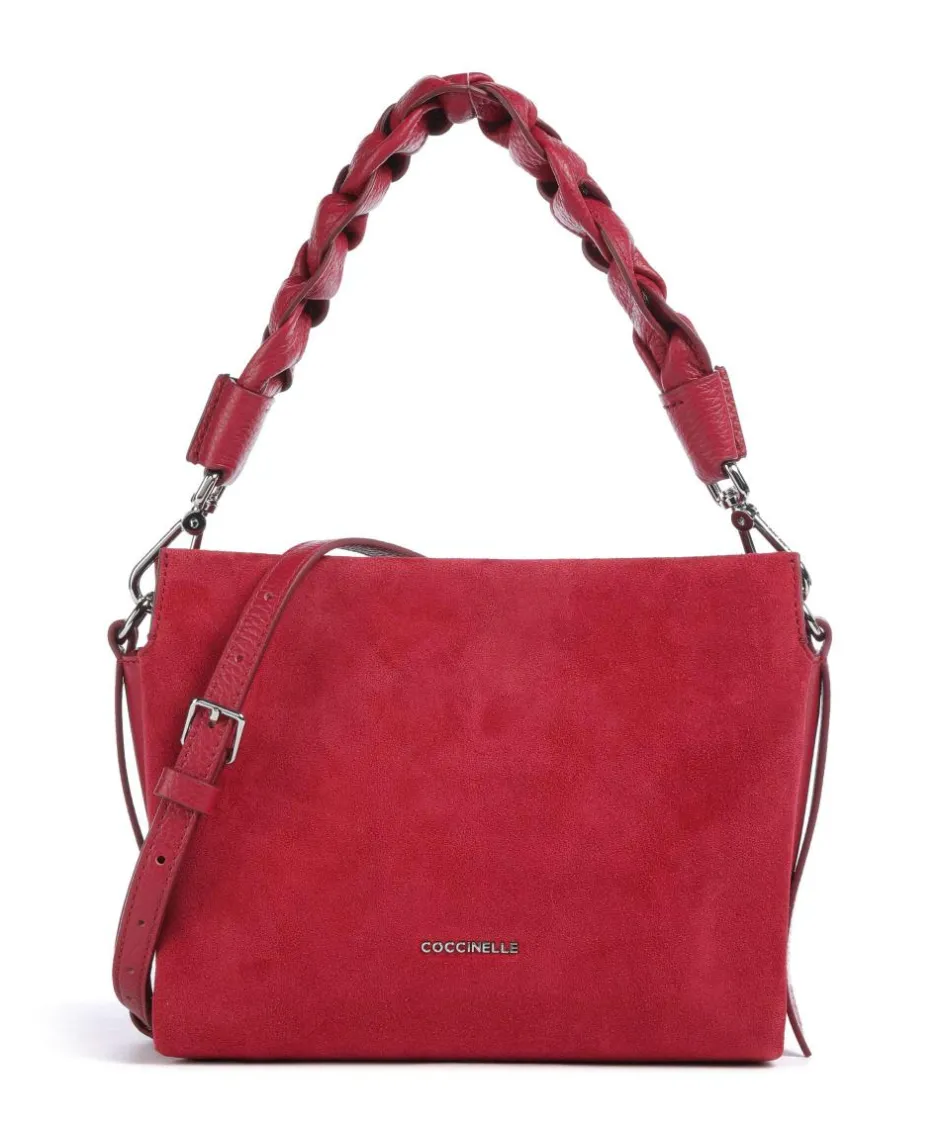 Coccinelle Handbags|Crossbody Bags-Boheme Suede Handbag brushed cow leather