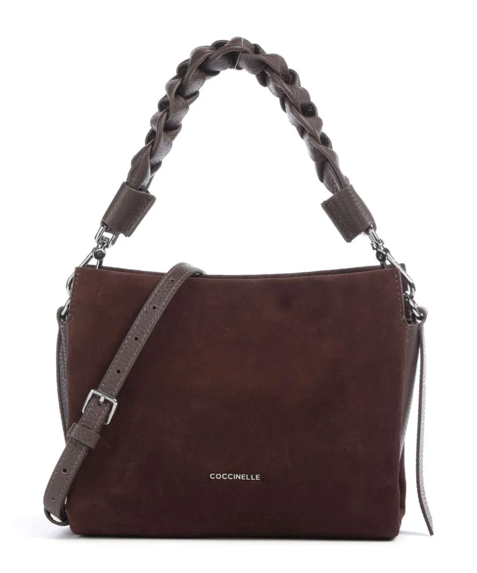 Coccinelle Handbags|Crossbody Bags-Boheme Suede Handbag brushed cow leather