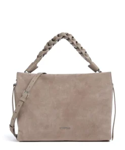 Coccinelle Shoulder Bags|Hobo Bags-Boheme Suede Hobo bag brushed cow leather