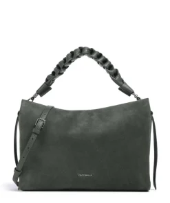 Coccinelle Shoulder Bags|Hobo Bags-Boheme Suede Hobo bag brushed cow leather