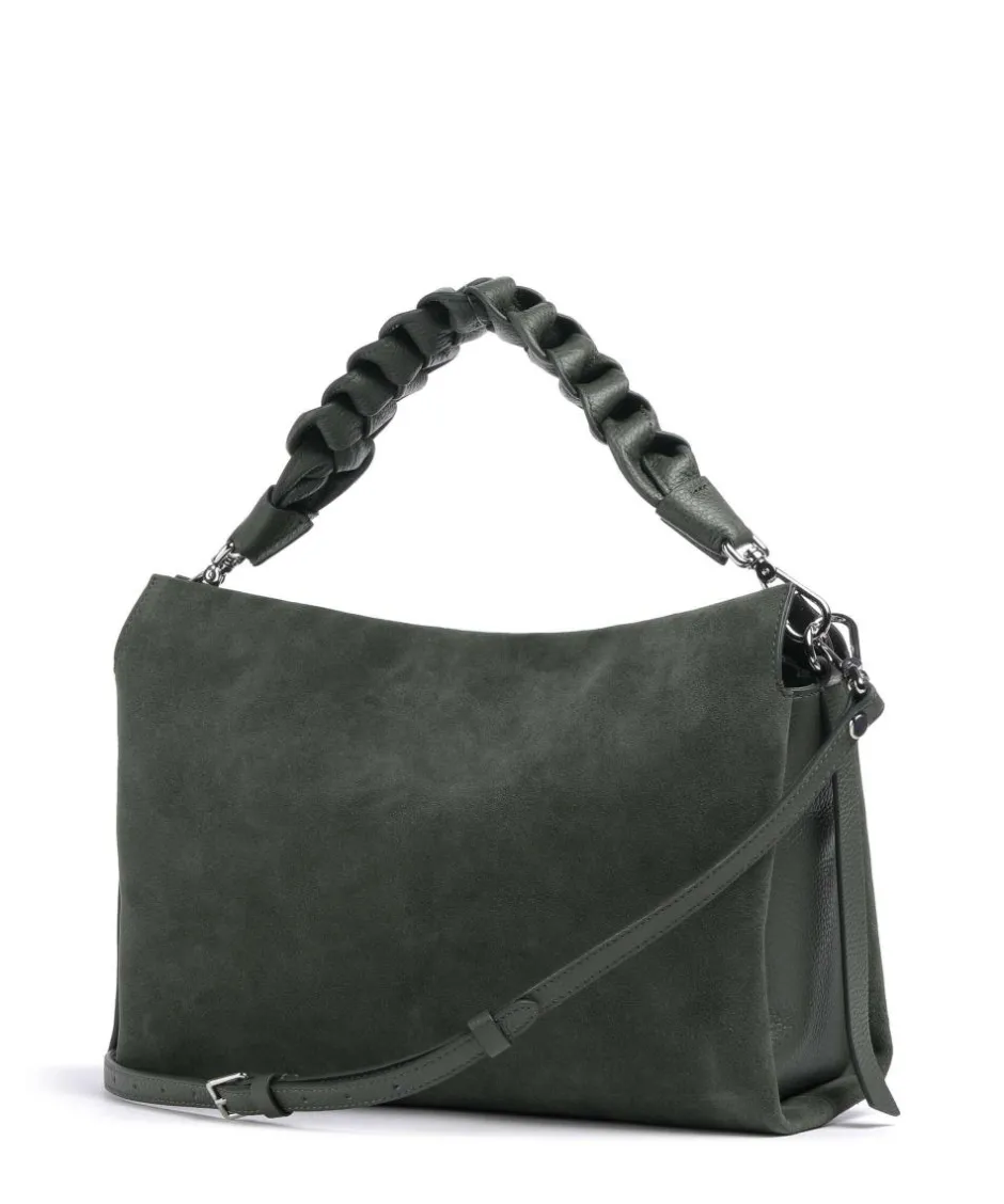Coccinelle Shoulder Bags|Hobo Bags-Boheme Suede Hobo bag brushed cow leather
