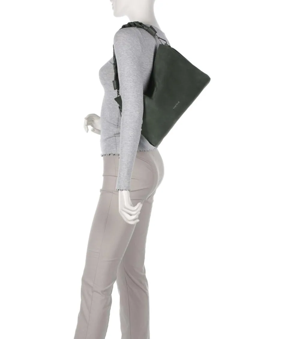 Coccinelle Shoulder Bags|Hobo Bags-Boheme Suede Hobo bag brushed cow leather