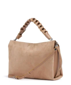 Coccinelle Shoulder Bags|Hobo Bags-Boheme Suede Hobo bag brushed cow leather