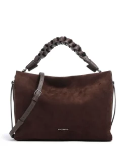Coccinelle Shoulder Bags|Hobo Bags-Boheme Suede Hobo bag brushed cow leather