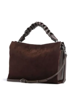 Coccinelle Shoulder Bags|Hobo Bags-Boheme Suede Hobo bag brushed cow leather