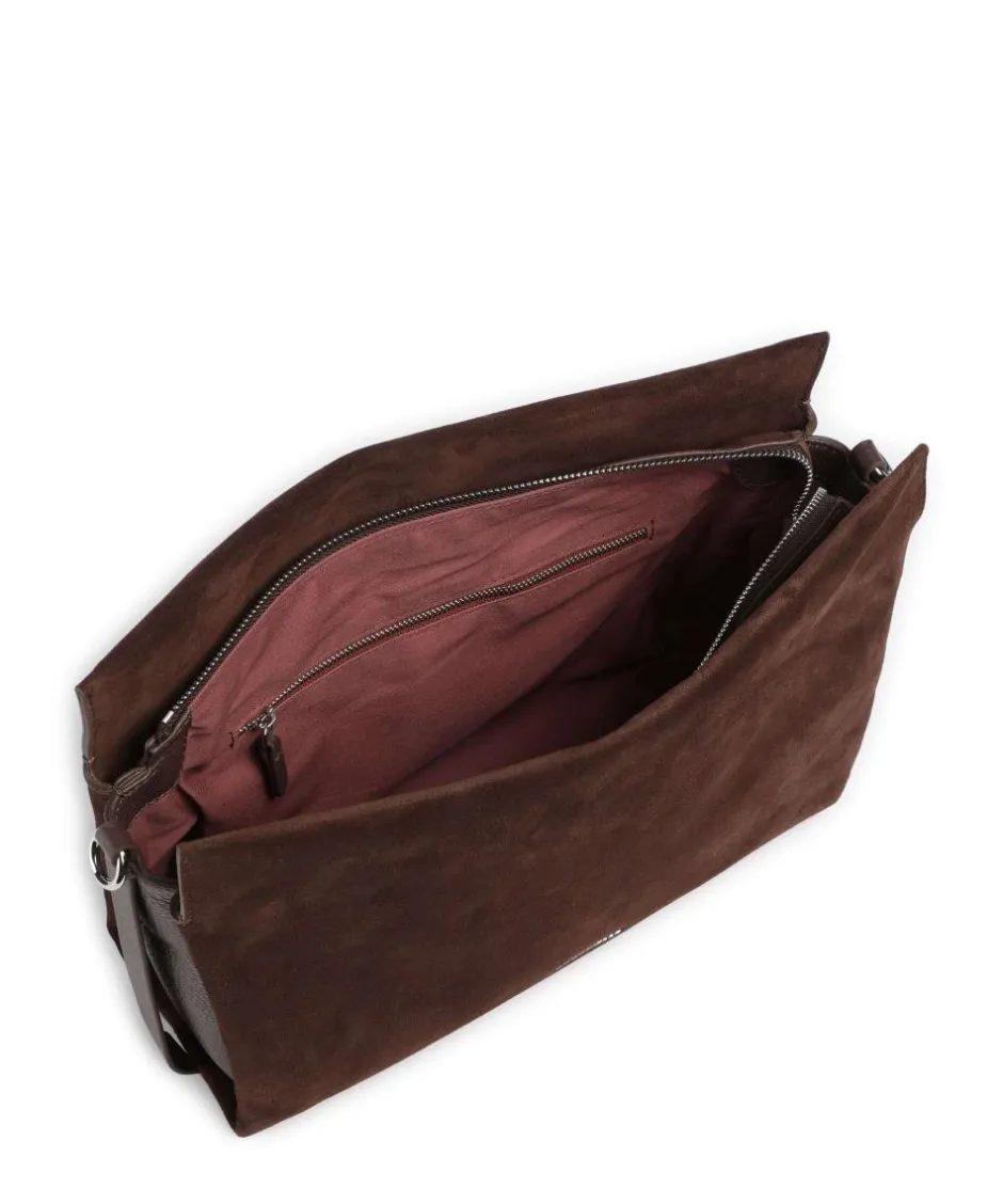 Coccinelle Shoulder Bags|Hobo Bags-Boheme Suede Hobo bag brushed cow leather