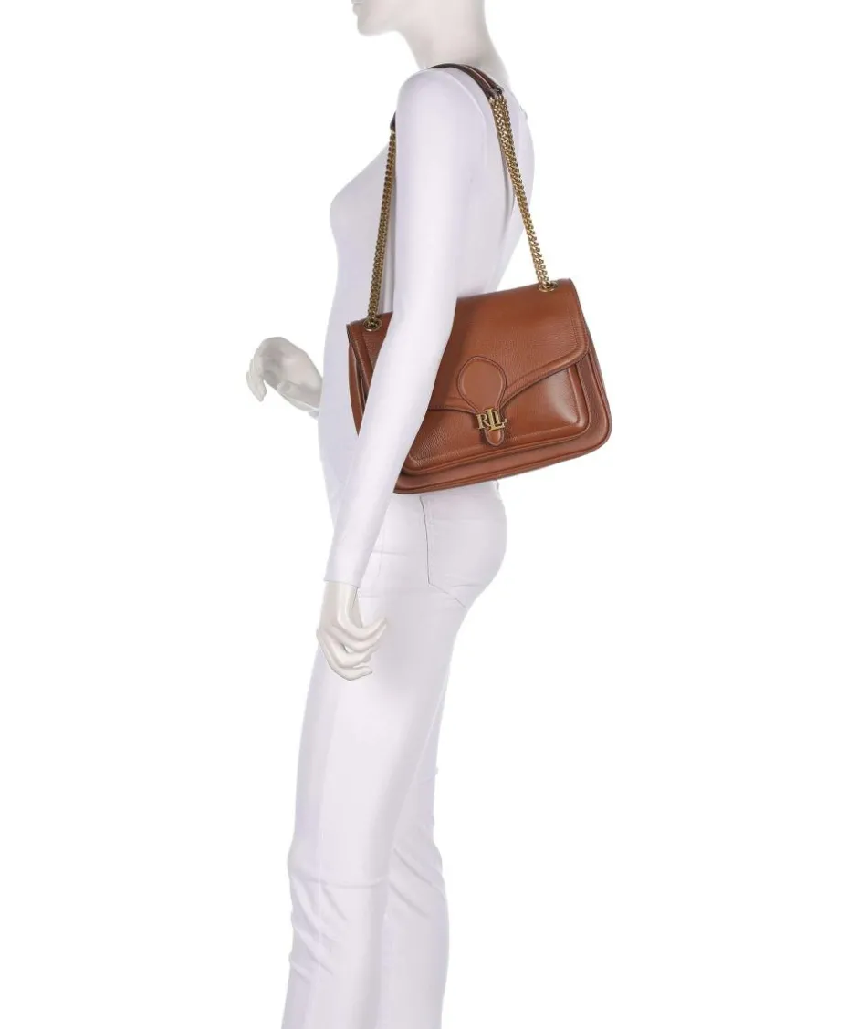 Lauren Ralph Lauren Shoulder Bags-Bradley Medium Shoulder bag grained cow leather