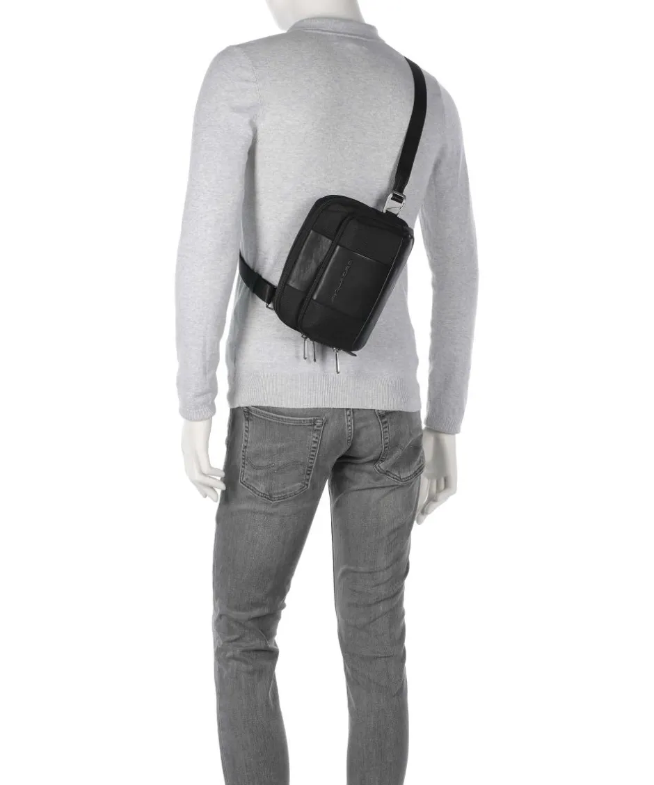 Piquadro Crossbody Bags-Brief Crossbody bag recycled nylon