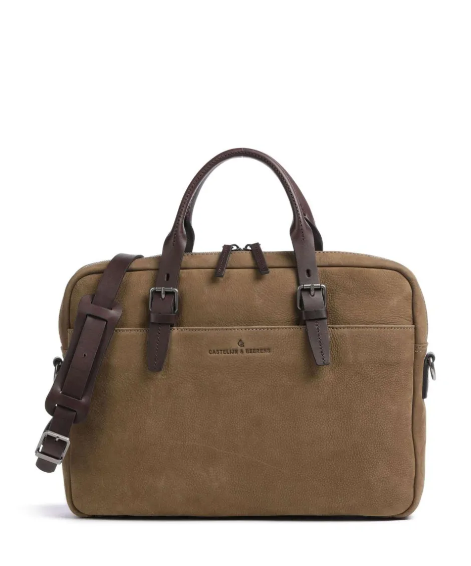 Castelijn & Beerens Business- & Laptop Bags-Briefcase 15″ brushed cow leather