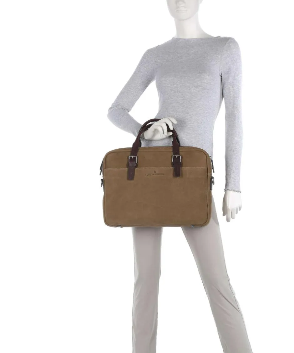 Castelijn & Beerens Business- & Laptop Bags-Briefcase 15″ brushed cow leather