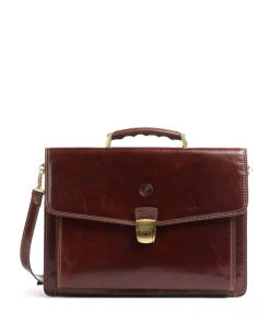 Giudi Business- & Laptop Bags-Briefcase fine grain cow leather