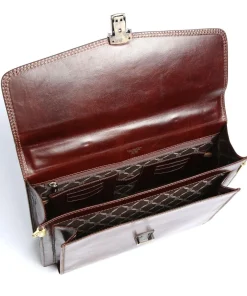 Giudi Business- & Laptop Bags-Briefcase fine grain cow leather