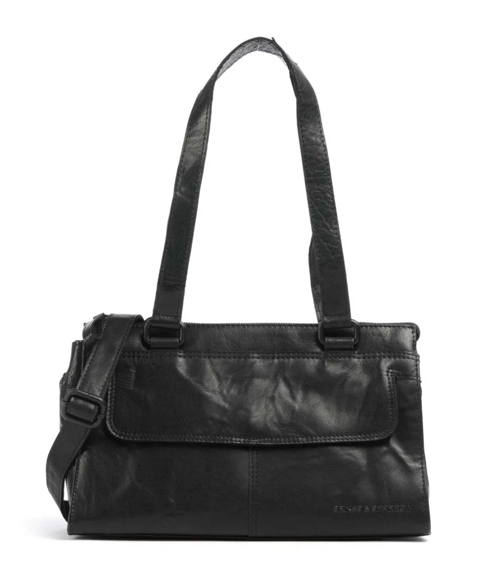 Spikes & Sparrow Shoulder Bags-Bronco Amity Shoulder bag fine grain leather