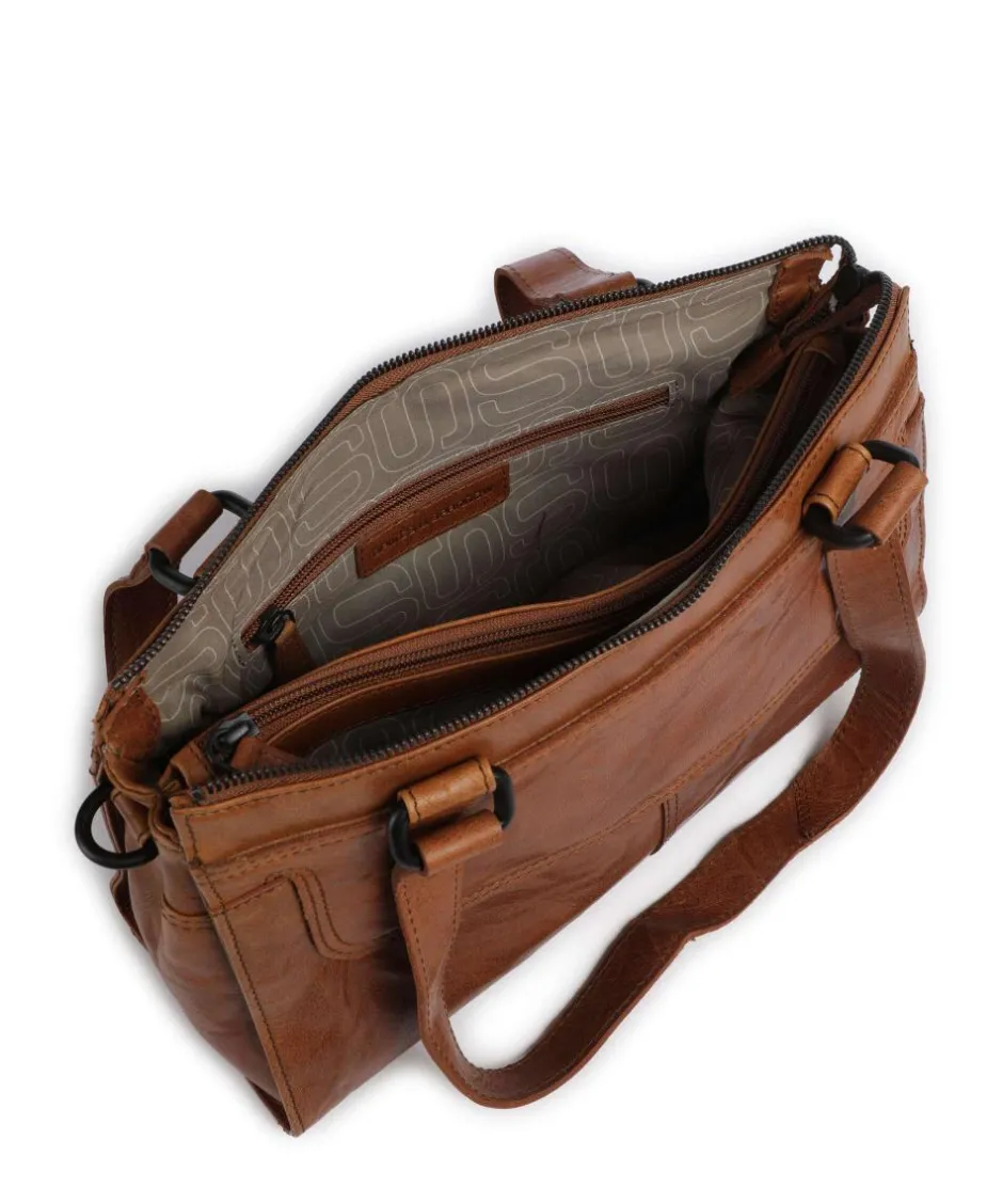 Spikes & Sparrow Shoulder Bags-Bronco Amity Shoulder bag fine grain leather