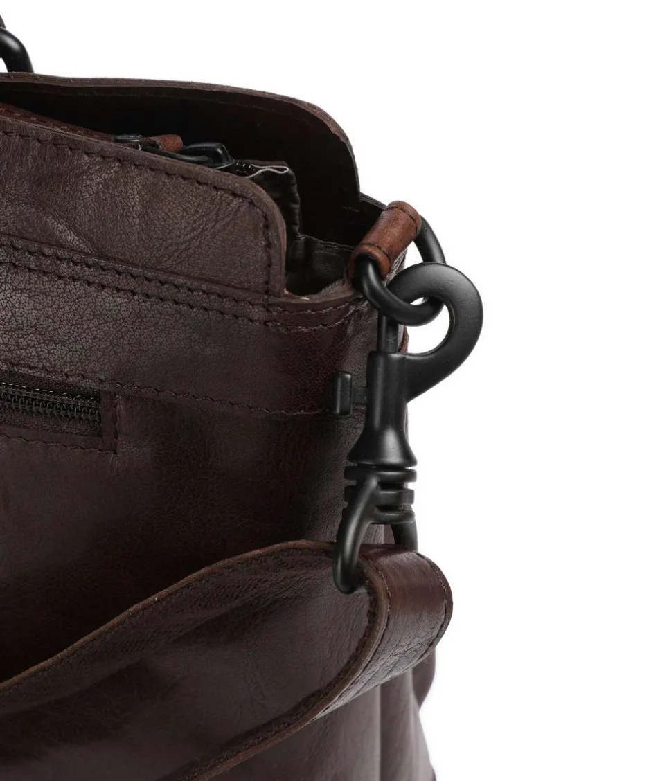 Spikes & Sparrow Business- & Laptop Bags-Bronco Bennie Briefcase 14″ fine grain leather