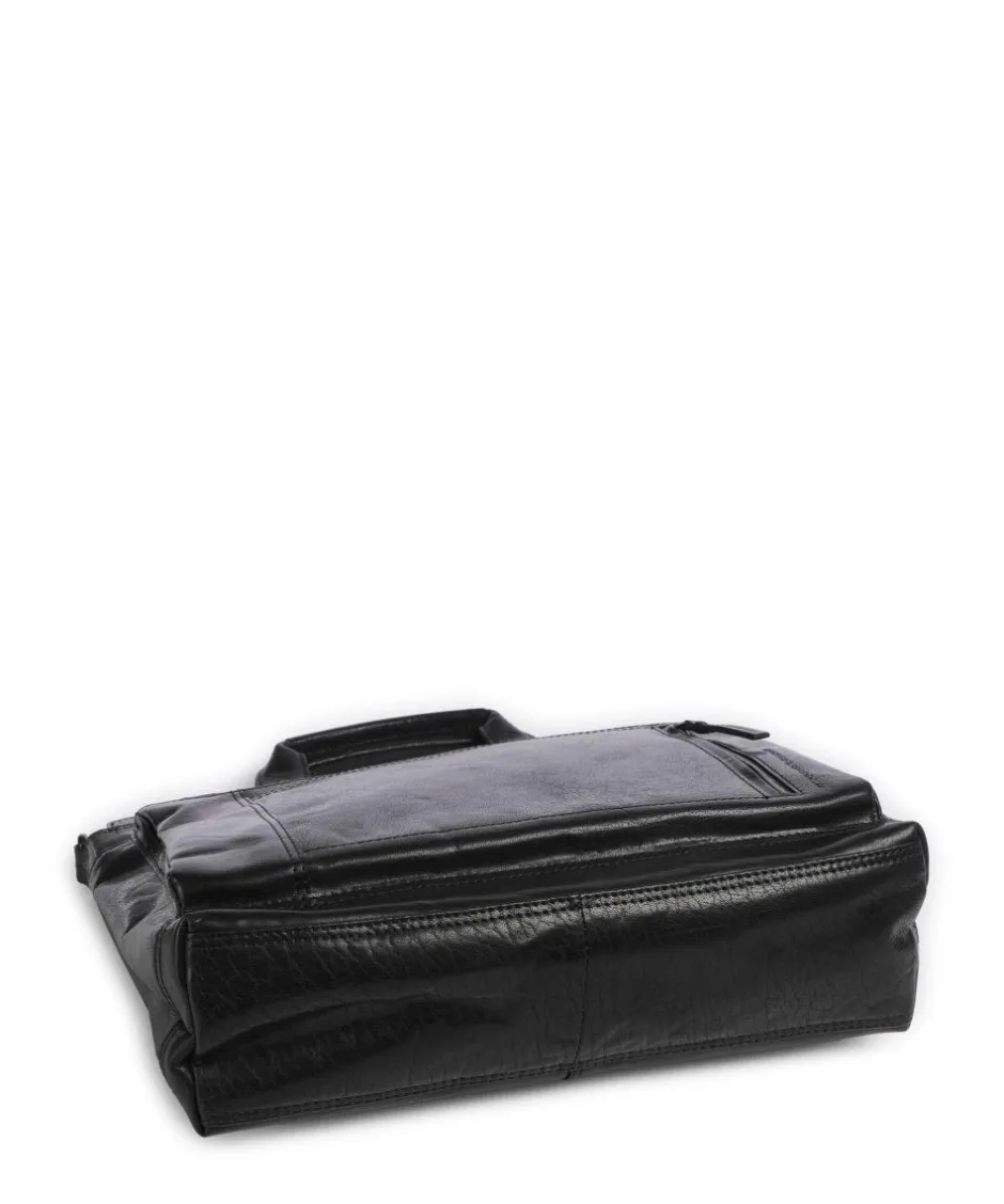 Spikes & Sparrow Business- & Laptop Bags-Bronco Bennie Briefcase 14″ fine grain leather