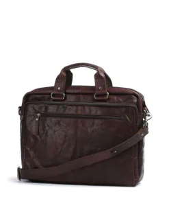 Spikes & Sparrow Business- & Laptop Bags-Bronco Briefcase 15″ buffalo leather