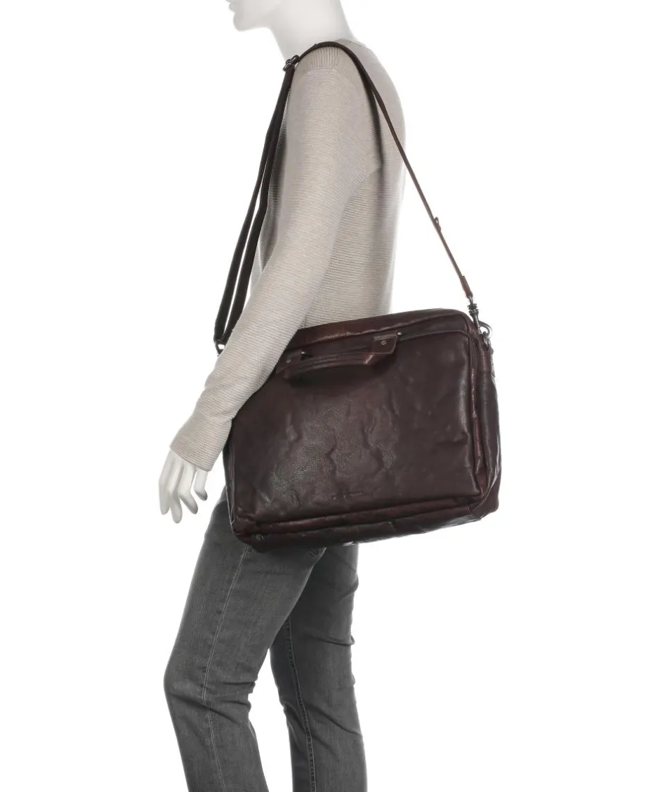 Spikes & Sparrow Business- & Laptop Bags-Bronco Briefcase 15″ buffalo leather