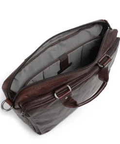 Spikes & Sparrow Business- & Laptop Bags-Bronco Briefcase 15″ buffalo leather