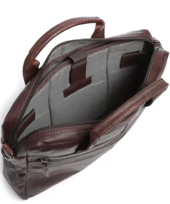 Spikes & Sparrow Business- & Laptop Bags-Bronco Briefcase 14″ buffalo leather