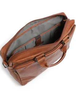 Spikes & Sparrow Business- & Laptop Bags-Bronco Briefcase 15″ buffalo leather