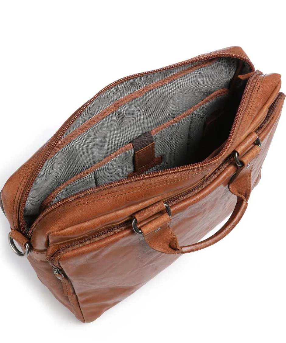 Spikes & Sparrow Business- & Laptop Bags-Bronco Briefcase 15″ buffalo leather
