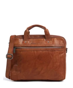 Spikes & Sparrow Business- & Laptop Bags-Bronco Briefcase 15″ grained leather