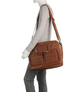 Spikes & Sparrow Business- & Laptop Bags-Bronco Briefcase 16″ grained leather