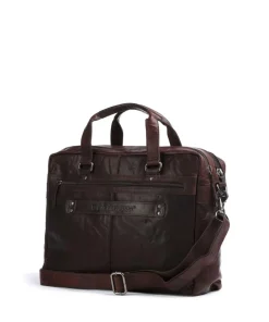 Spikes & Sparrow Business- & Laptop Bags-Bronco Briefcase 16″ grained leather