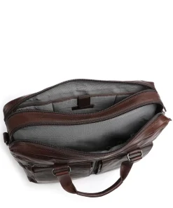 Spikes & Sparrow Business- & Laptop Bags-Bronco Briefcase 16″ grained leather
