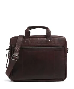 Spikes & Sparrow Business- & Laptop Bags-Bronco Briefcase 15″ grained leather