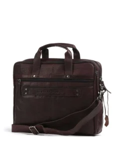 Spikes & Sparrow Business- & Laptop Bags-Bronco Briefcase 15″ grained leather