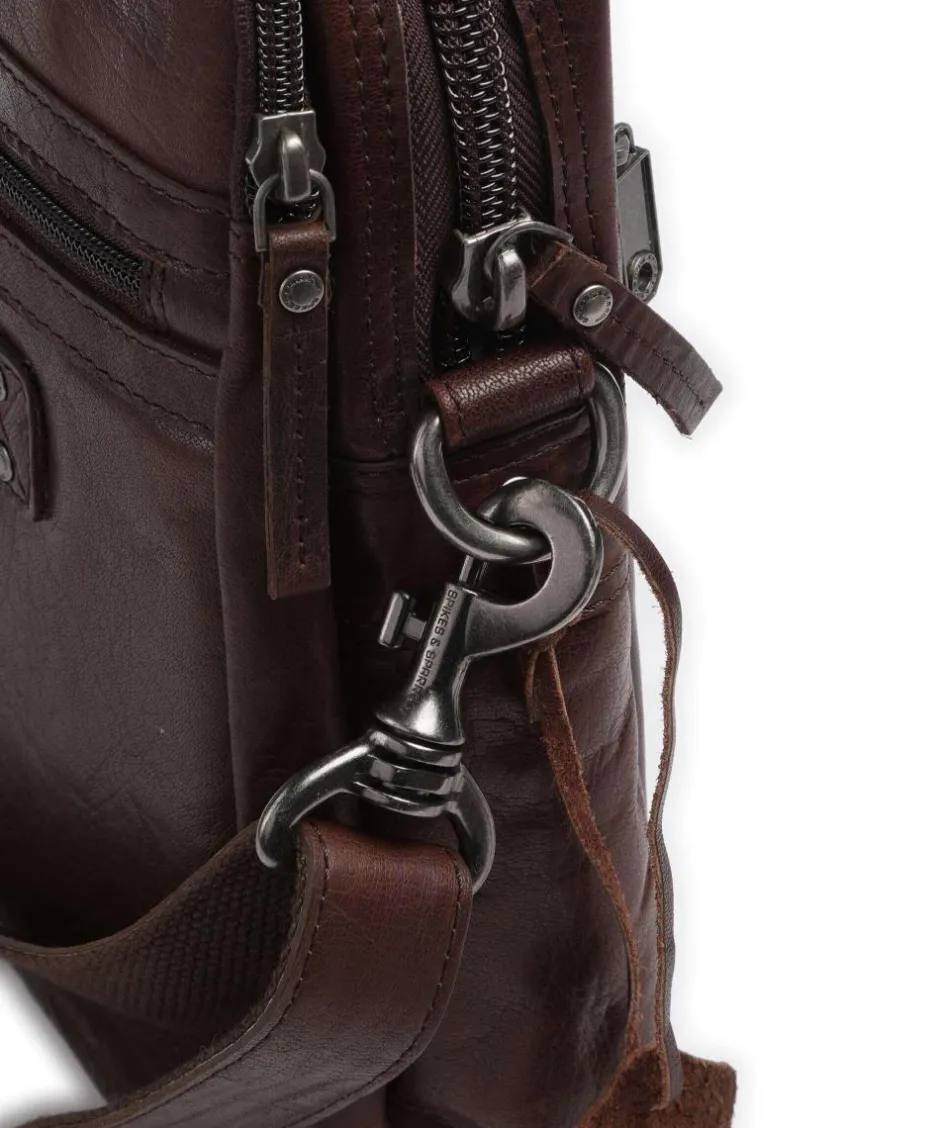 Spikes & Sparrow Business- & Laptop Bags-Bronco Briefcase 15″ grained leather