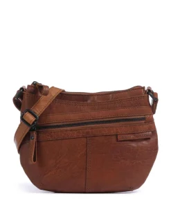 Spikes & Sparrow Crossbody Bags-Bronco Camreen Crossbody bag grained leather