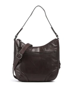 Spikes & Sparrow Shoulder Bags|Hobo Bags-Bronco Candee Hobo bag fine grain leather