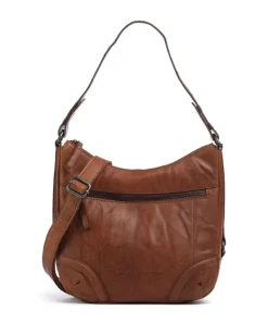 Spikes & Sparrow Shoulder Bags|Hobo Bags-Bronco Candee Hobo bag fine grain leather