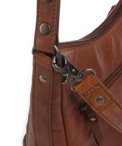 Spikes & Sparrow Shoulder Bags|Hobo Bags-Bronco Candee Hobo bag fine grain leather