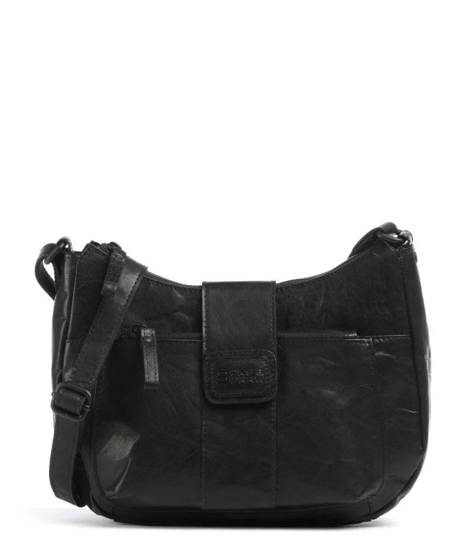 Spikes & Sparrow Crossbody Bags-Bronco Carlia Crossbody bag fine grain leather