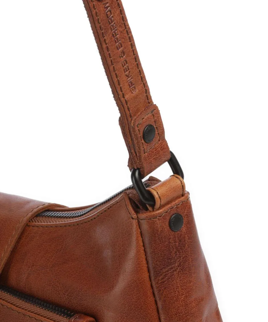 Spikes & Sparrow Crossbody Bags-Bronco Carlia Crossbody bag fine grain leather