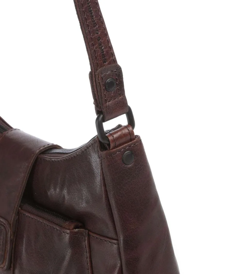 Spikes & Sparrow Crossbody Bags-Bronco Carlia Crossbody bag fine grain leather