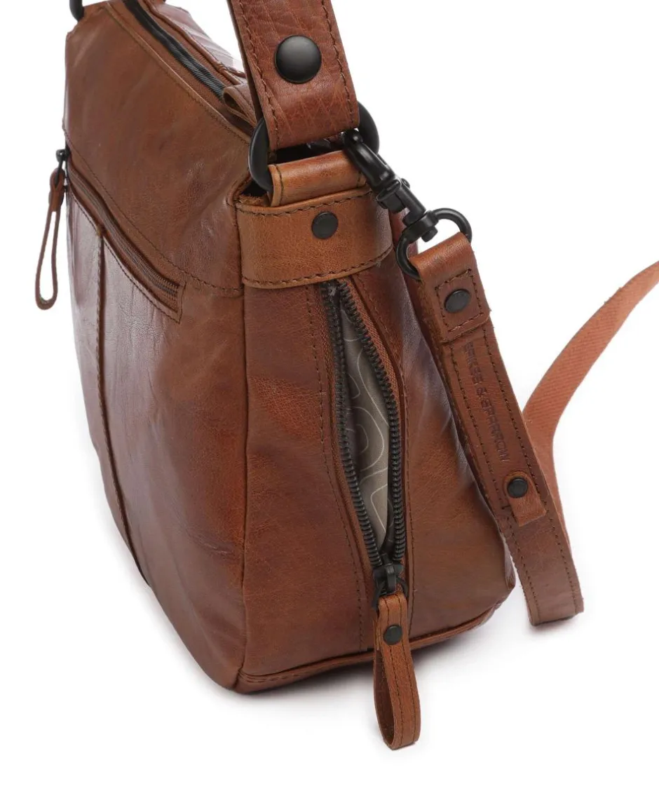 Spikes & Sparrow Shoulder Bags|Crossbody Bags-Bronco Carmen Shoulder bag fine grain leather